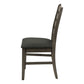 Valen Upholstered Dark Grey Fabric Dining Chair (Set of 2) | Ortholuxe Home - Photo 4