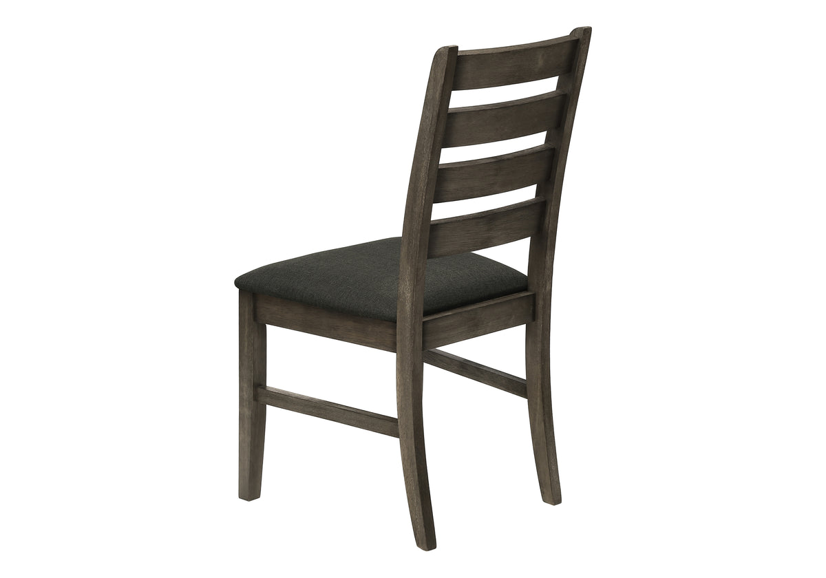 Valen Upholstered Dark Grey Fabric Dining Chair (Set of 2) | Ortholuxe Home - Photo 5