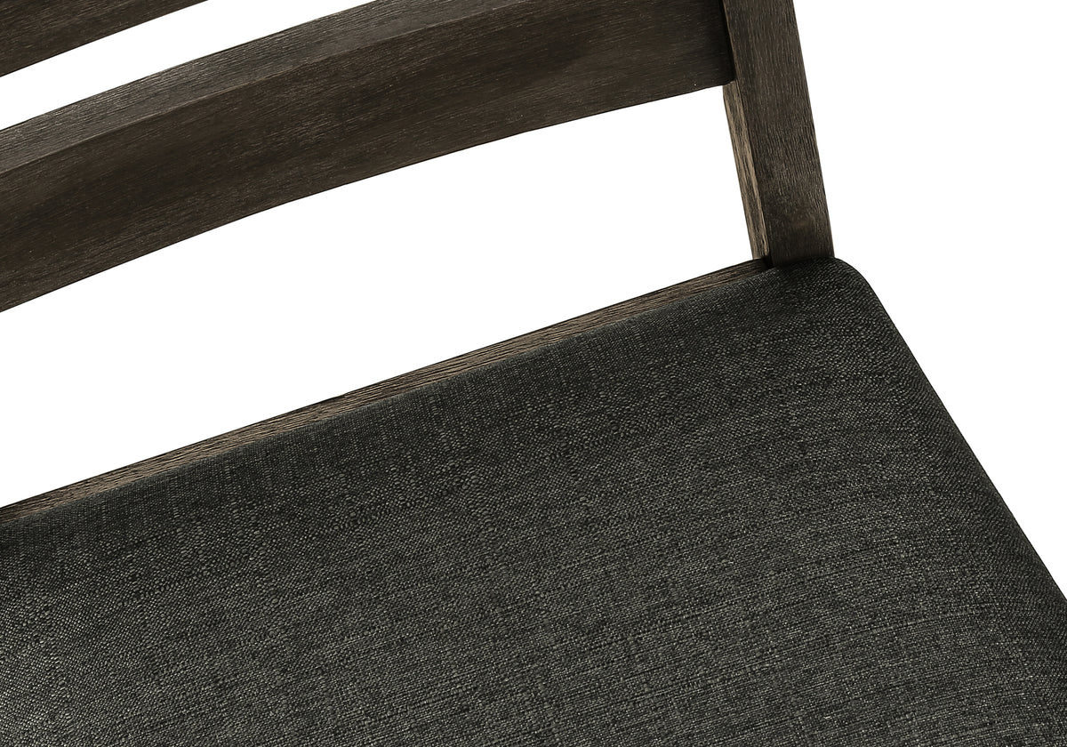Valen Upholstered Dark Grey Fabric Dining Chair (Set of 2) | Ortholuxe Home - Photo 7