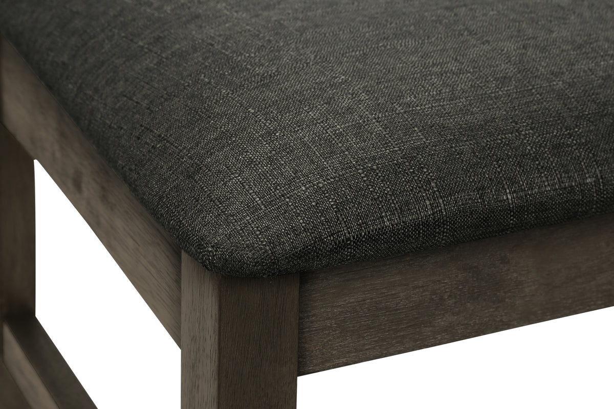 Valen Upholstered Dark Grey Fabric Dining Chair (Set of 2) | Ortholuxe Home - Photo 9