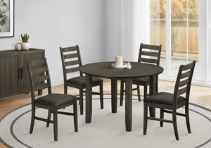 Valen Antique Grey Veneer Dining Table | Ortholuxe Home