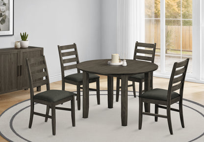 Valen Antique Grey Veneer Dining Table | Ortholuxe Home