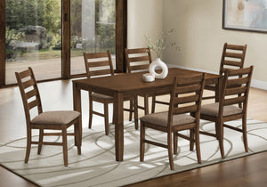 Winslow Antique Cherry Veneer Dining Table | Ortholuxe Home
