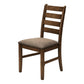 Winslow Upholstered Brown Fabric Dining Chair (Set of 2) | Ortholuxe Home - Photo 2