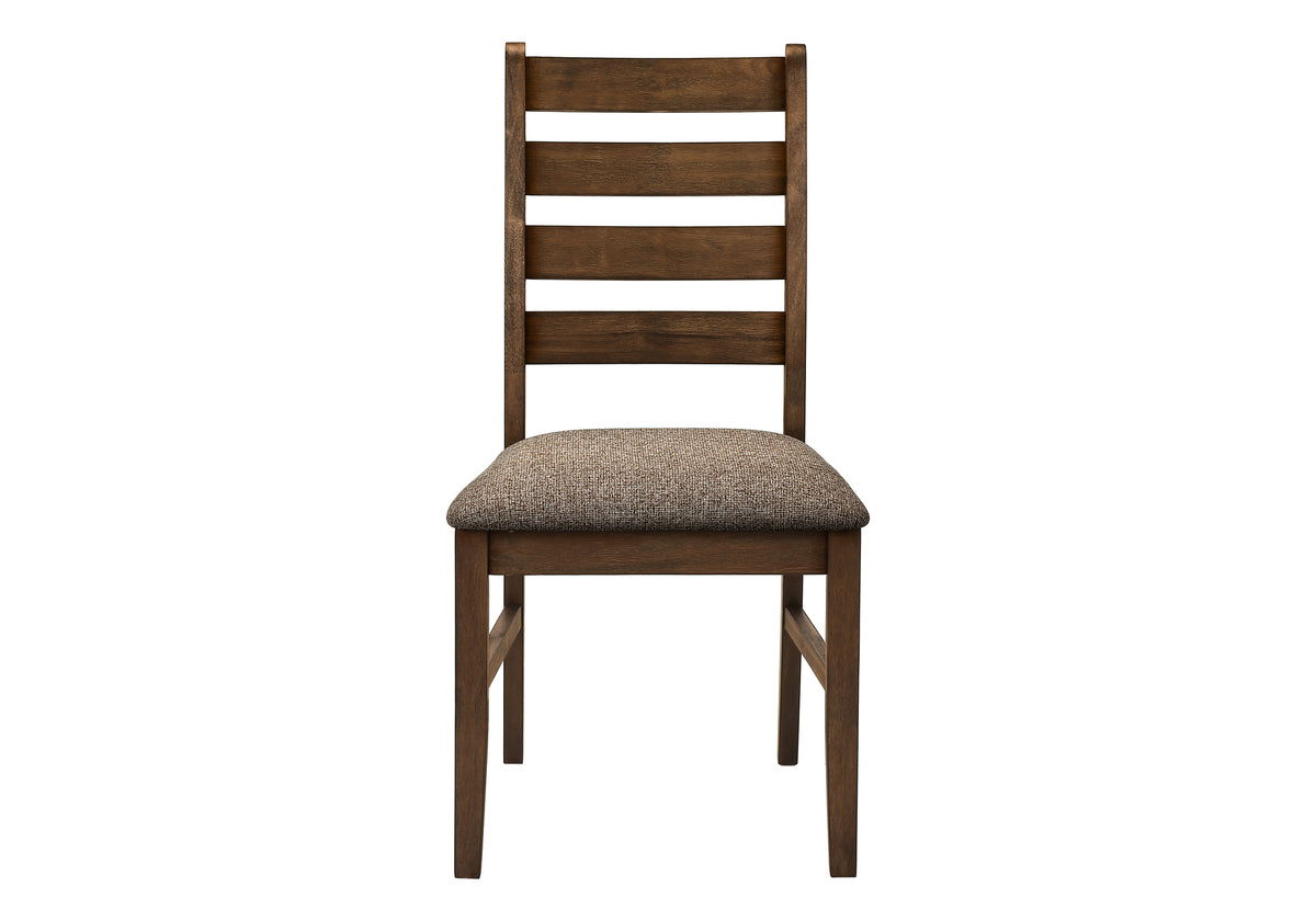 Winslow Upholstered Brown Fabric Dining Chair (Set of 2) | Ortholuxe Home - Photo 3