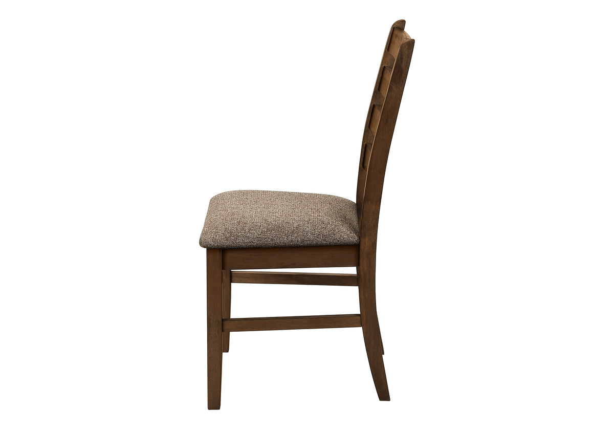 Winslow Upholstered Brown Fabric Dining Chair (Set of 2) | Ortholuxe Home - Photo 4