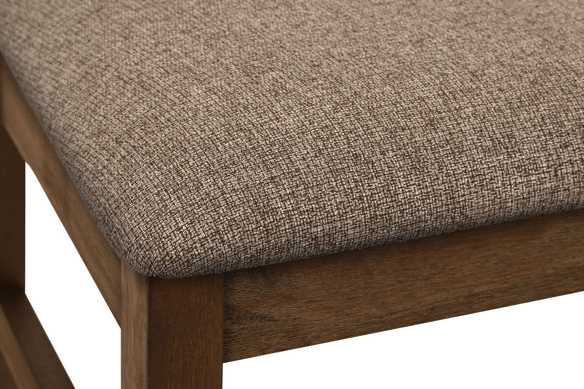 Winslow Upholstered Brown Fabric Dining Chair (Set of 2) | Ortholuxe Home - Photo 9