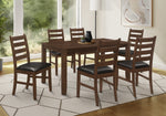 Bianca Brown Veneer Dining Table | Ortholuxe Home