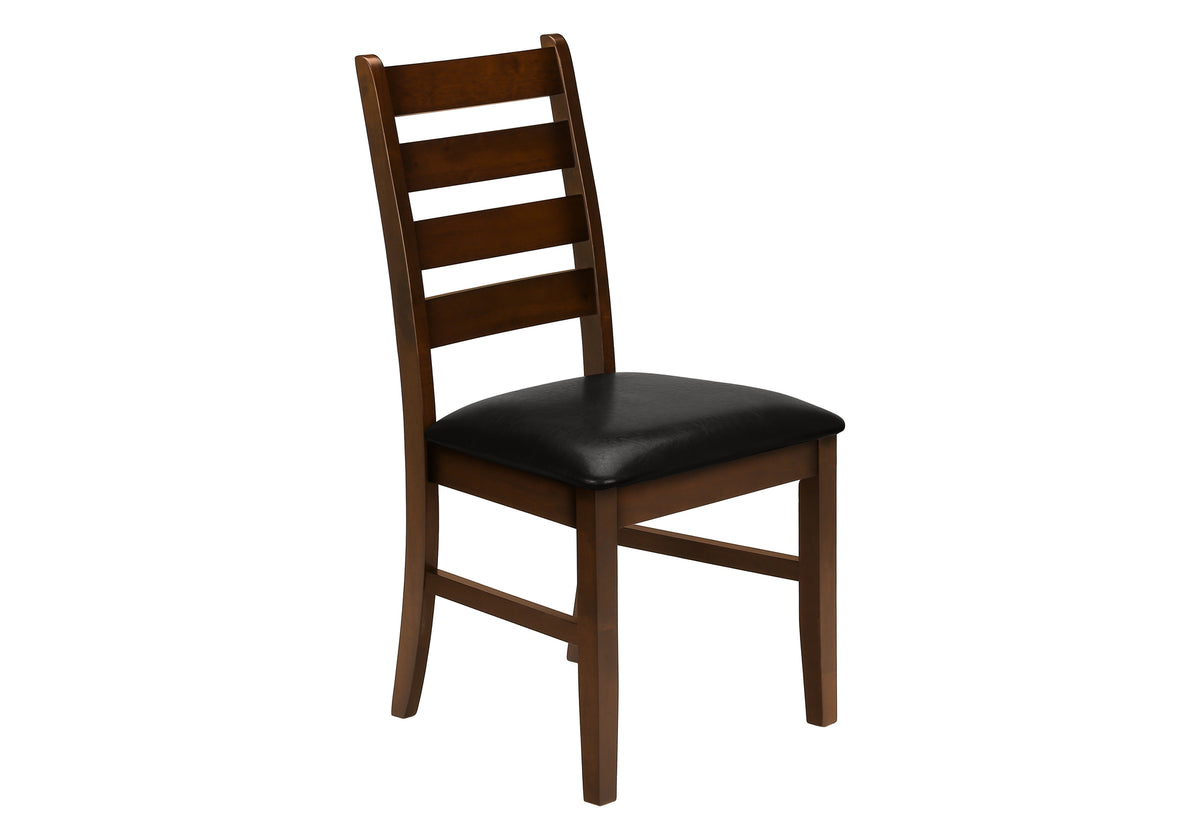 Bianca Dark Brown PU Seat Dining Chair (Set of 2) | Ortholuxe Home - Photo 8