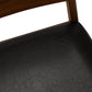 Bianca Dark Brown PU Seat Dining Chair (Set of 2) | Ortholuxe Home - Photo 9