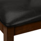 Bianca Dark Brown PU Seat Dining Chair (Set of 2) | Ortholuxe Home - Photo 10