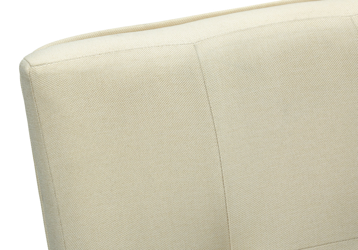 Bianca Grey & Cream Fabric Seat Dining Chair (Set of 2) | Ortholuxe Home - Photo 7