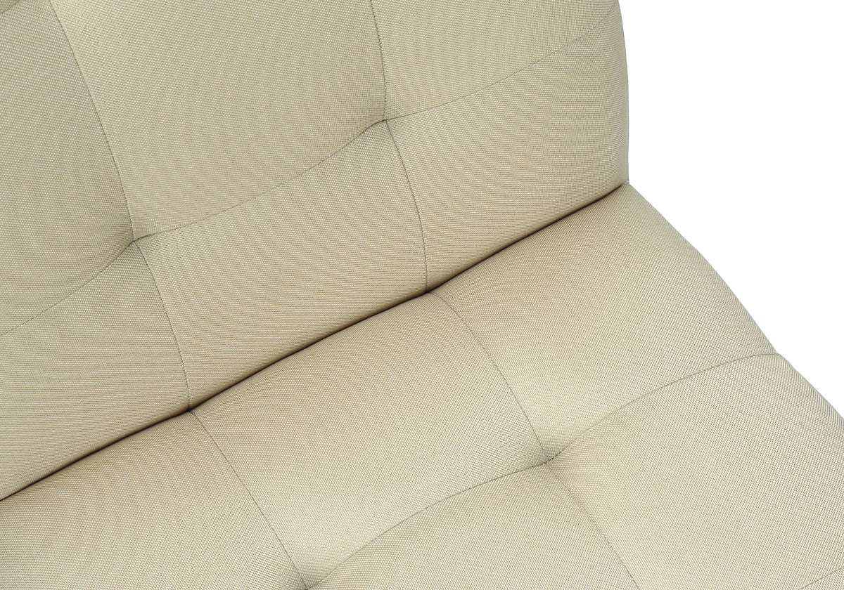 Bianca Grey & Cream Fabric Seat Dining Chair (Set of 2) | Ortholuxe Home - Photo 9