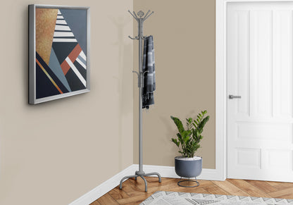 Elodie Silver Metal Coat Rack | Ortholuxe Home