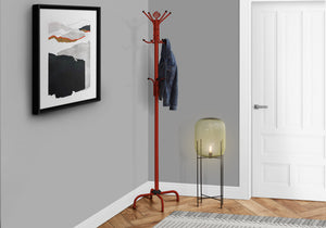 Elodie Red Metal Coat Rack | Ortholuxe Home