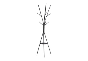 Fleur Black Metal Contemporary Style Coat Rack | Ortholuxe Home - Photo 2