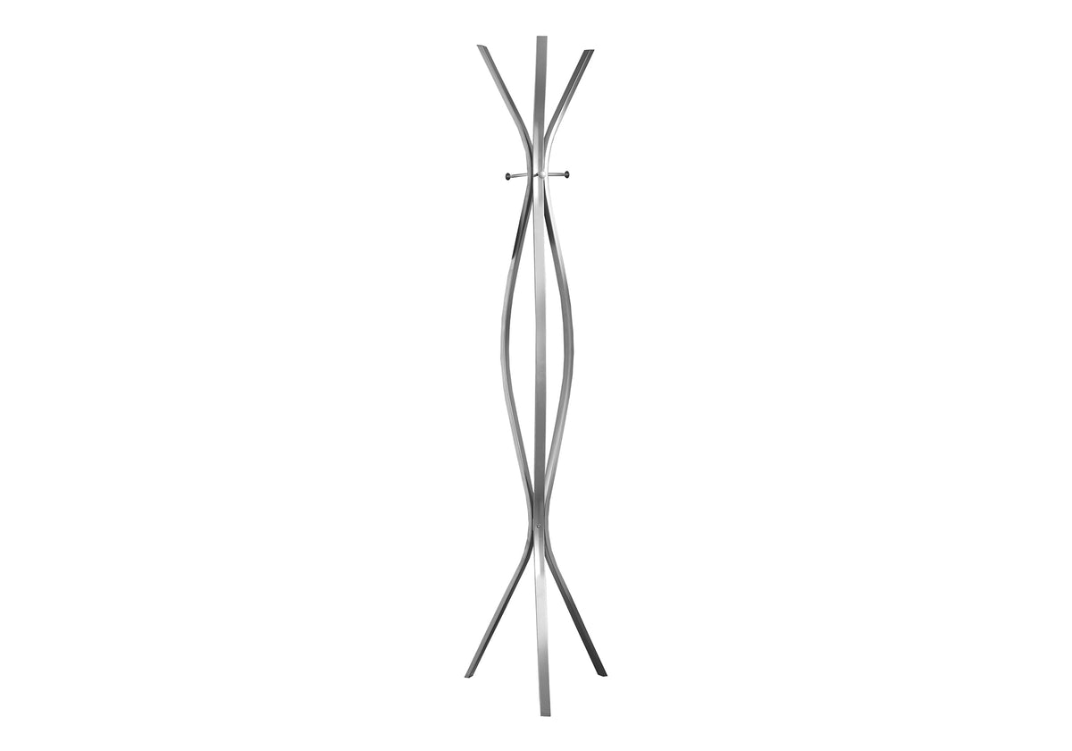 Fleur Silver Metal Contemporary Style Coat Rack | Ortholuxe Home - Photo 2