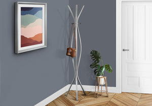 Fleur Silver Metal Contemporary Style Coat Rack | Ortholuxe Home