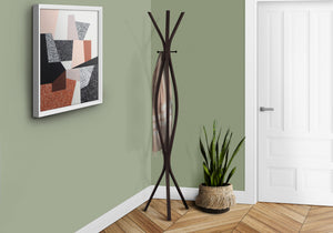 Fleur Espresso Metal Contemporary Style Coat Rack | Ortholuxe Home