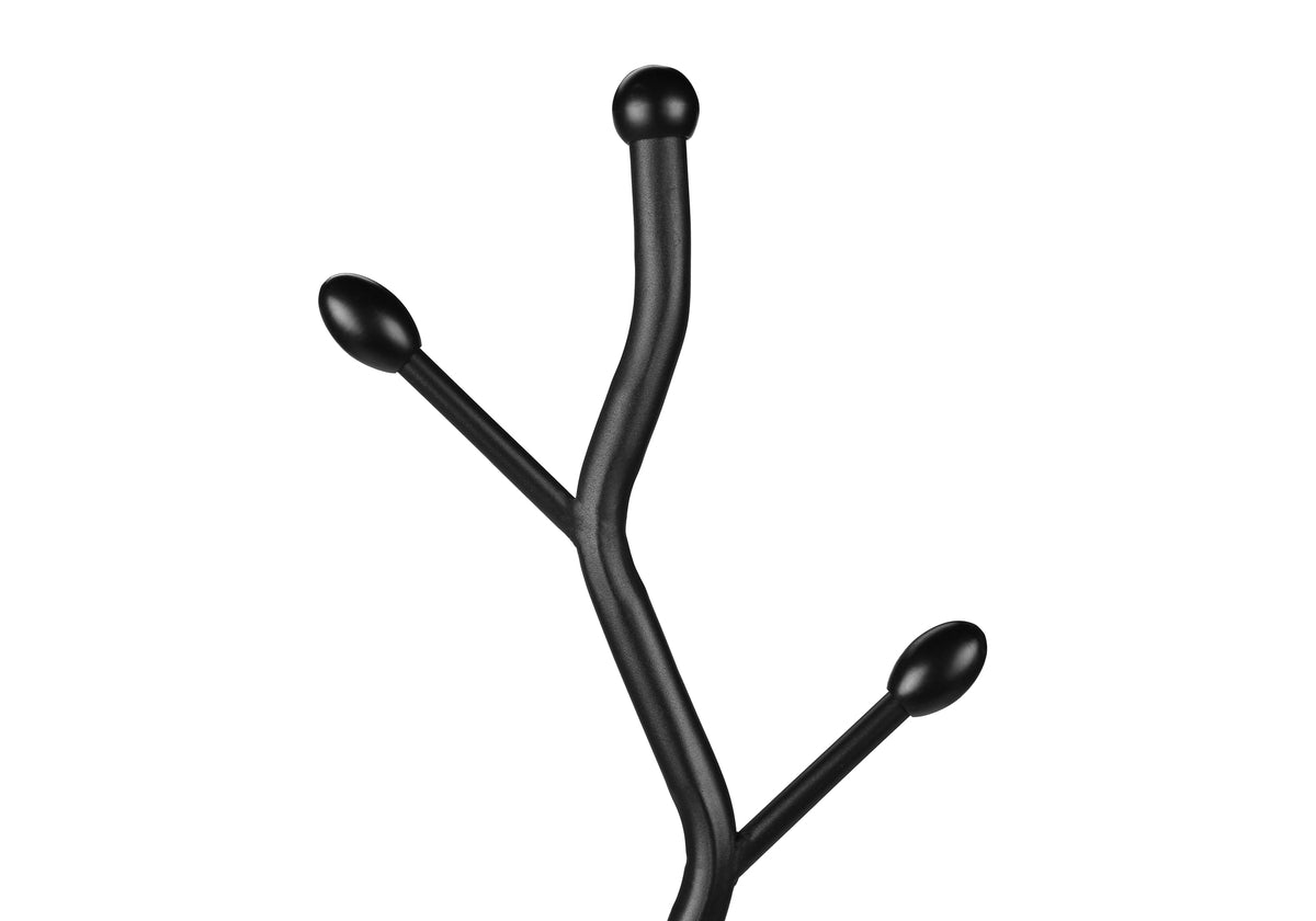 Gemma Satin Black Metal Contemporary Style Coat Rack | Ortholuxe Home - Photo 7