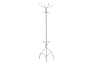 Helena White Metal Coat Rack with An Umbrella Holder | Ortholuxe Home - Photo 2