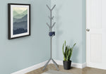 Ines Silver Metal Coat Rack | Ortholuxe Home