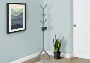 Ines Silver Metal Coat Rack | Ortholuxe Home