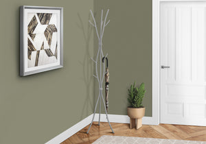 Josie Hammered Silver Metal Coat Rack | Ortholuxe Home