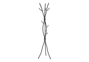 Josie Hammered Black Metal Coat Rack | Ortholuxe Home - Photo 2