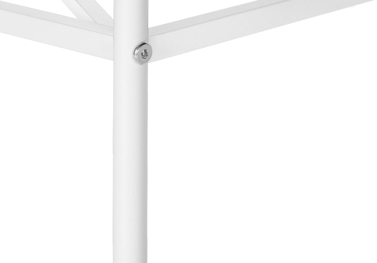 Livia White Metal Accent Table | Ortholuxe Home - Photo 6