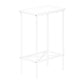 Livia White Metal Accent Table | Ortholuxe Home - Photo 3