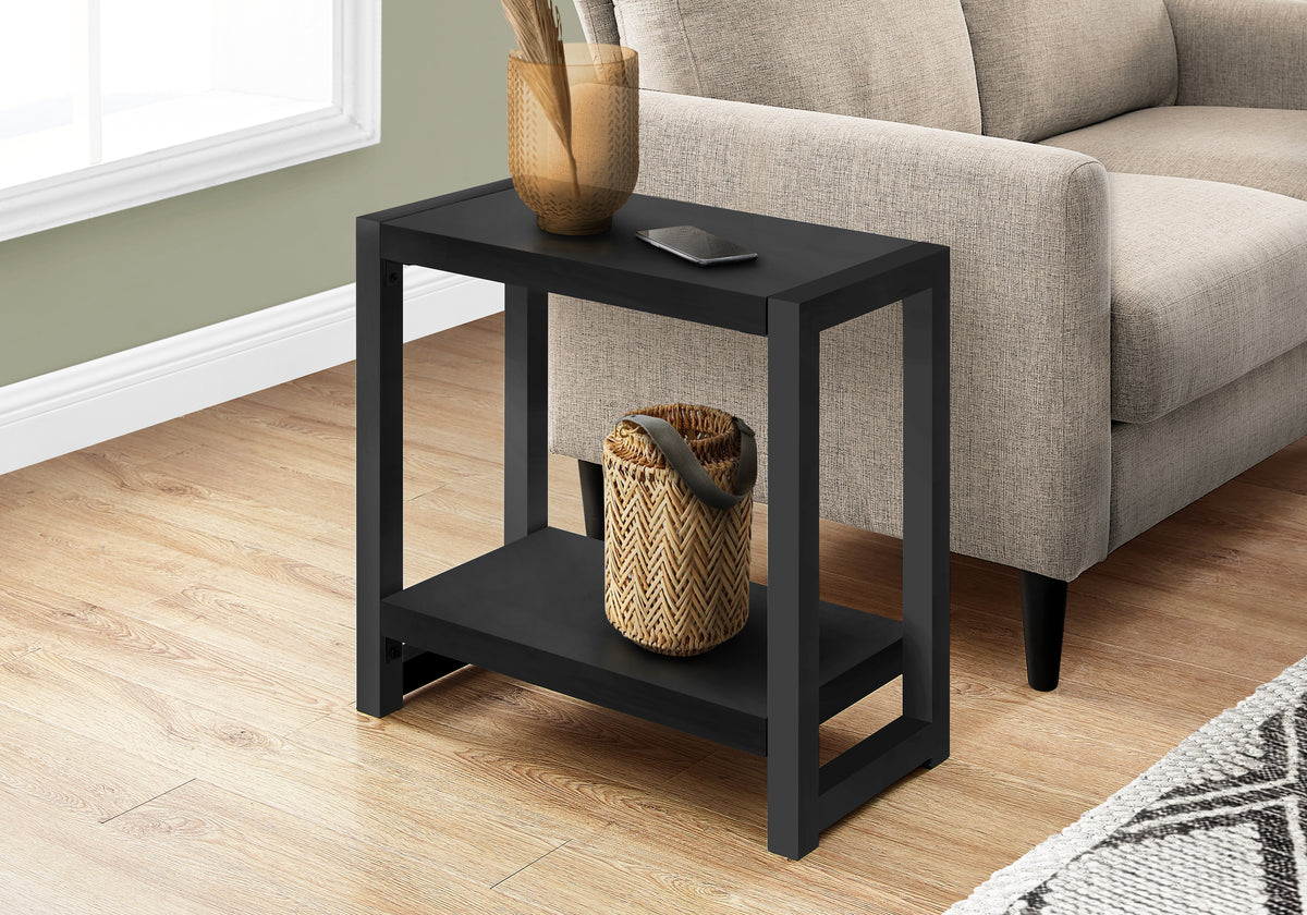 Margaux Black Metal Accent Table | Ortholuxe Home