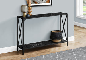 Olivia Black Marble Hall Console | Ortholuxe Home - Photo 2