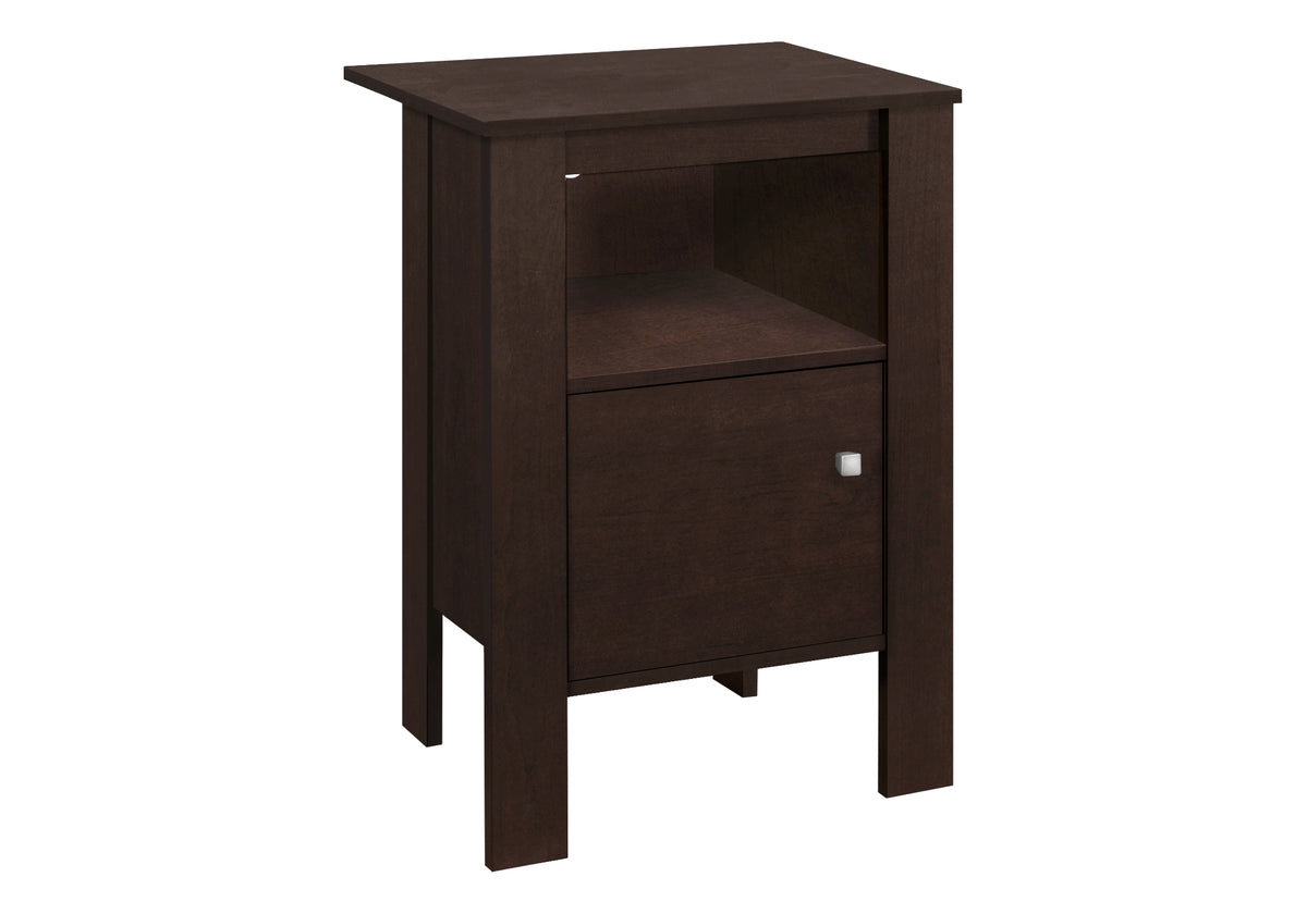 Petra Espresso Night Stand Accent Table | Ortholuxe Home - Photo 3