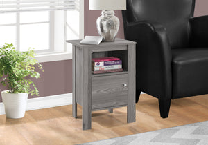 Petra Grey Night Stand Accent Table | Ortholuxe Home