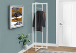 Saskia White Metal Coat Rack | Ortholuxe Home
