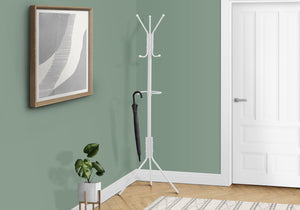 Thea White Metal Coat Rack | Ortholuxe Home