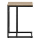 Vera Dark Taupe & Black Metal Accent Table | Ortholuxe Home - Photo 5