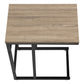 Vera Dark Taupe & Black Metal Accent Table | Ortholuxe Home - Photo 7