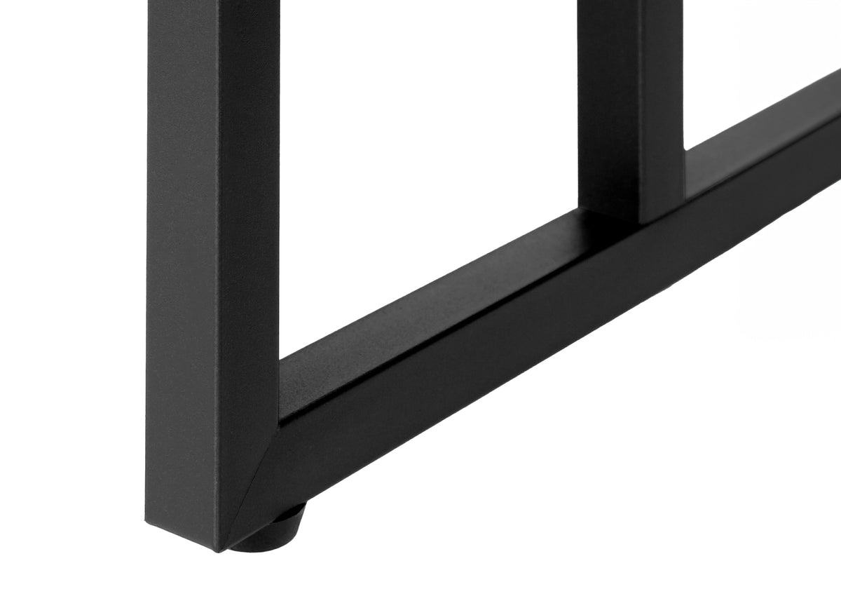 Vera Dark Taupe & Black Metal Accent Table | Ortholuxe Home - Photo 9
