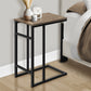 Vera Dark Taupe & Black Metal Accent Table | Ortholuxe Home - Photo 2