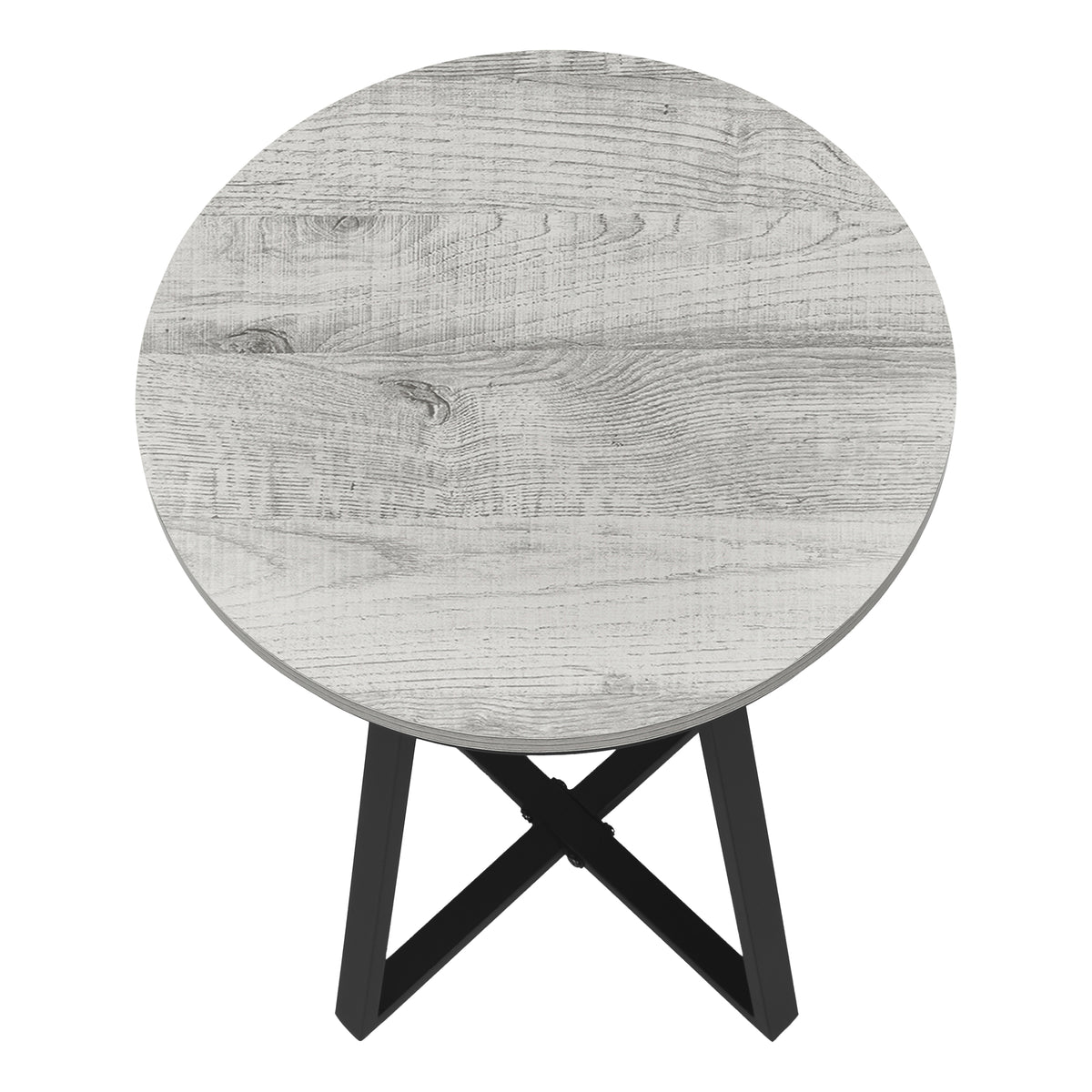 Vera Grey & Black Metal Accent Table | Ortholuxe Home - Photo 7