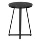 Vera Black Marble & Black Metal Accent Table | Ortholuxe Home - Photo 4