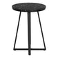 Vera Black Marble & Black Metal Accent Table | Ortholuxe Home - Photo 6