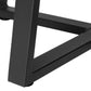 Vera Black Marble & Black Metal Accent Table | Ortholuxe Home - Photo 9