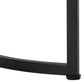 Yvette Grey Stone-Look & Black Metal Accent Table | Ortholuxe Home - Photo 9