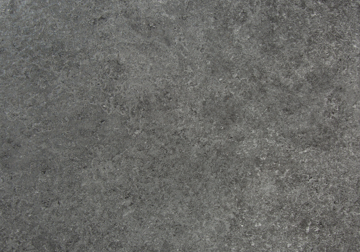 Yvette Grey Stone-Look & Black Metal Accent Table | Ortholuxe Home - Photo 10