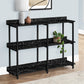 Asher Black Marble & Black Metal Console | Ortholuxe Home - Photo 2