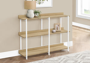 Asher Natural & White Metal Hall Console | Ortholuxe Home - Photo 2