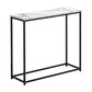 Drake White Marble & Black Metal Console | Ortholuxe Home - Photo 3